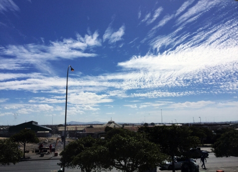 Clouds over Khayelitsha.