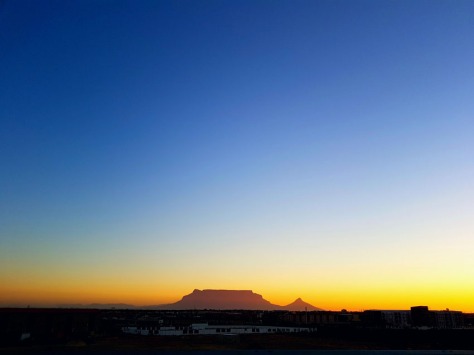 Table Mountain sunset