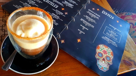 Mexican coffee at El Barrio