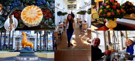 We were invited to review the new winter high tea menu at the Table Bay Hotel, so ventured off after work was done for the day on Thursday. See lots of happy faces and lovely sights.